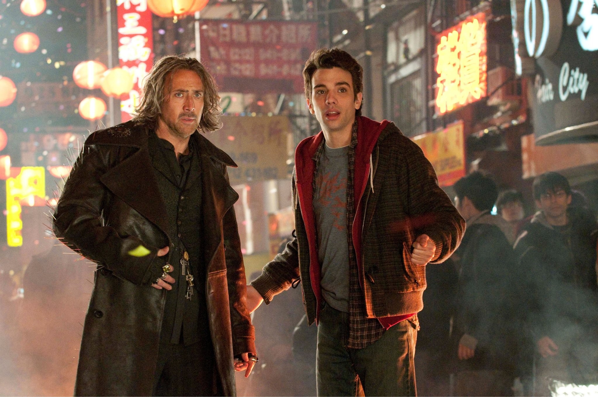 Nicolas Cage and Jay Baruchel in Ученик чародея (2010)
