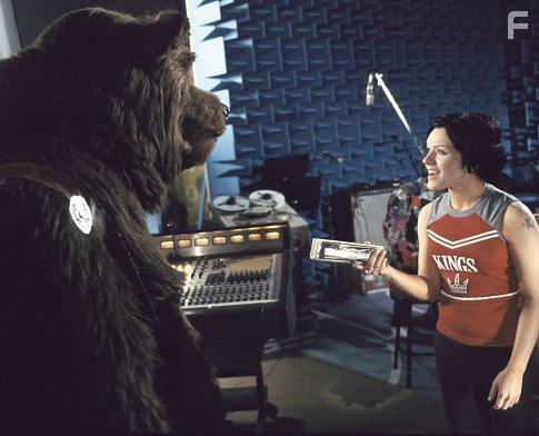 Pop sensation Krystal Marie Harris (right) meets one of her idols and influences, founding member of The Country Bears, Fred Bedderhead (left).