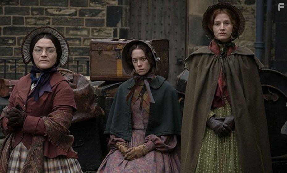 Finn Atkins, Charlie Murphy, and Chloe Pirrie in To Walk Invisible: The Bronte Sisters (2016)