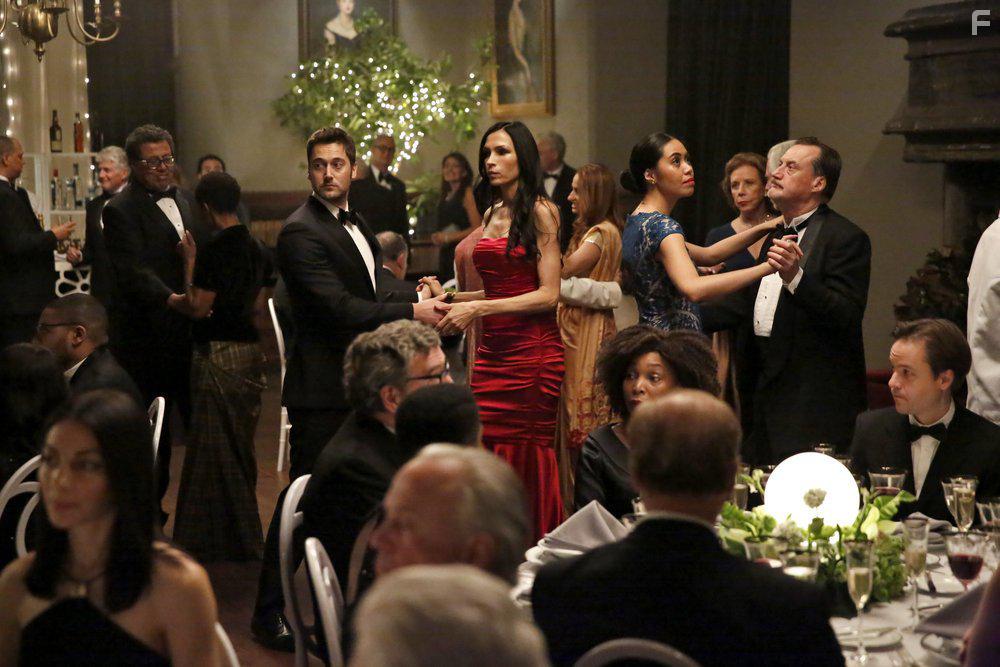 Famke Janssen and Ryan Eggold in The Blacklist: Redemption (2017)