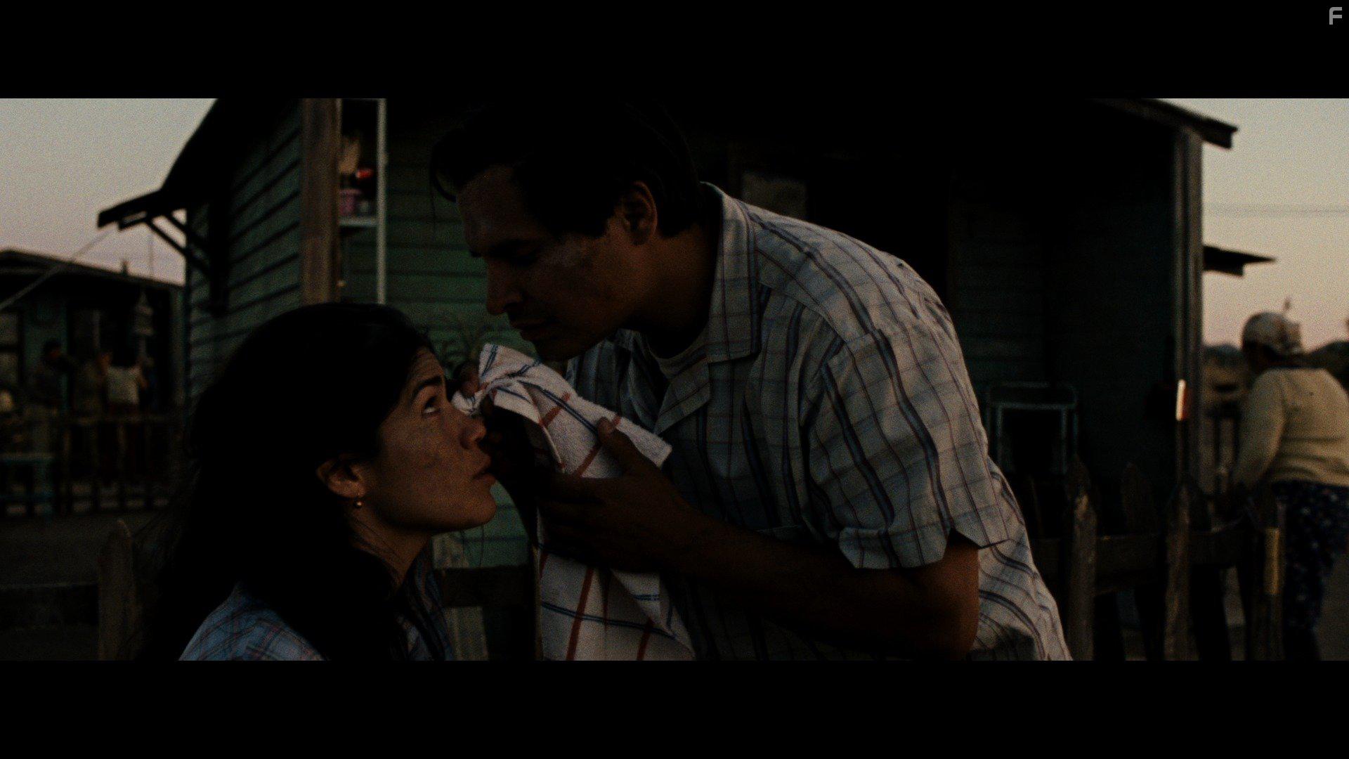Michael Pea and America Ferrera in Cesar Chavez (2014)