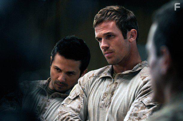 Freddy Rodrguez and Cam Gigandet in Seal Team Six: The Raid on Osama Bin Laden (2012)