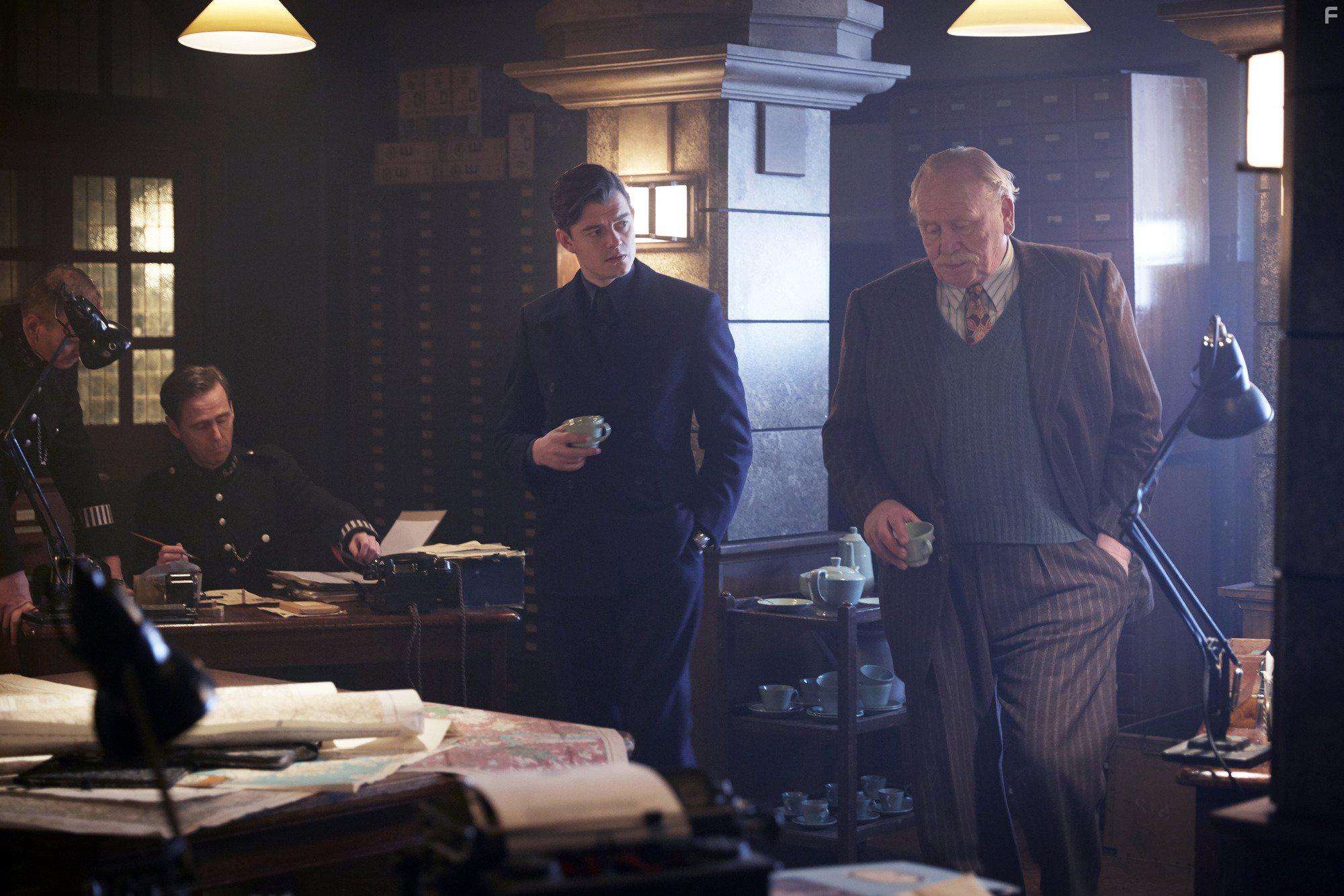 James Cosmo and Sam Riley in SS-GB (2017)