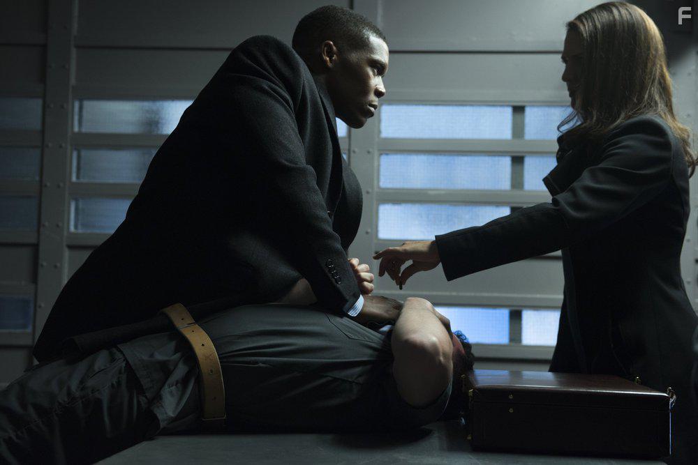 Monique Gabriela Curnen and Gaius Charles in Taken (2016)