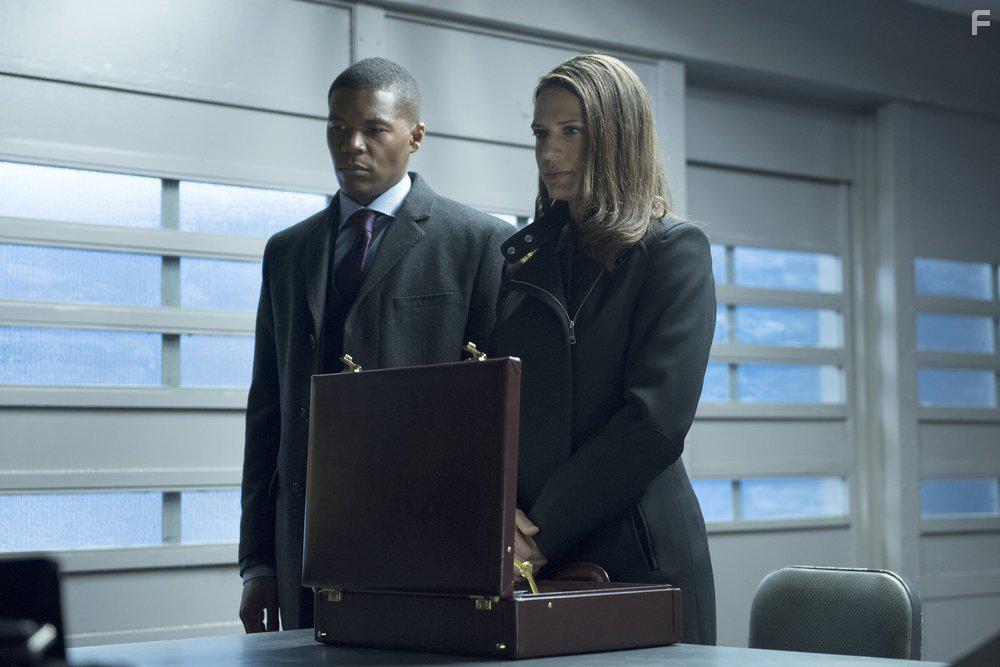 Monique Gabriela Curnen and Gaius Charles in Taken (2016)