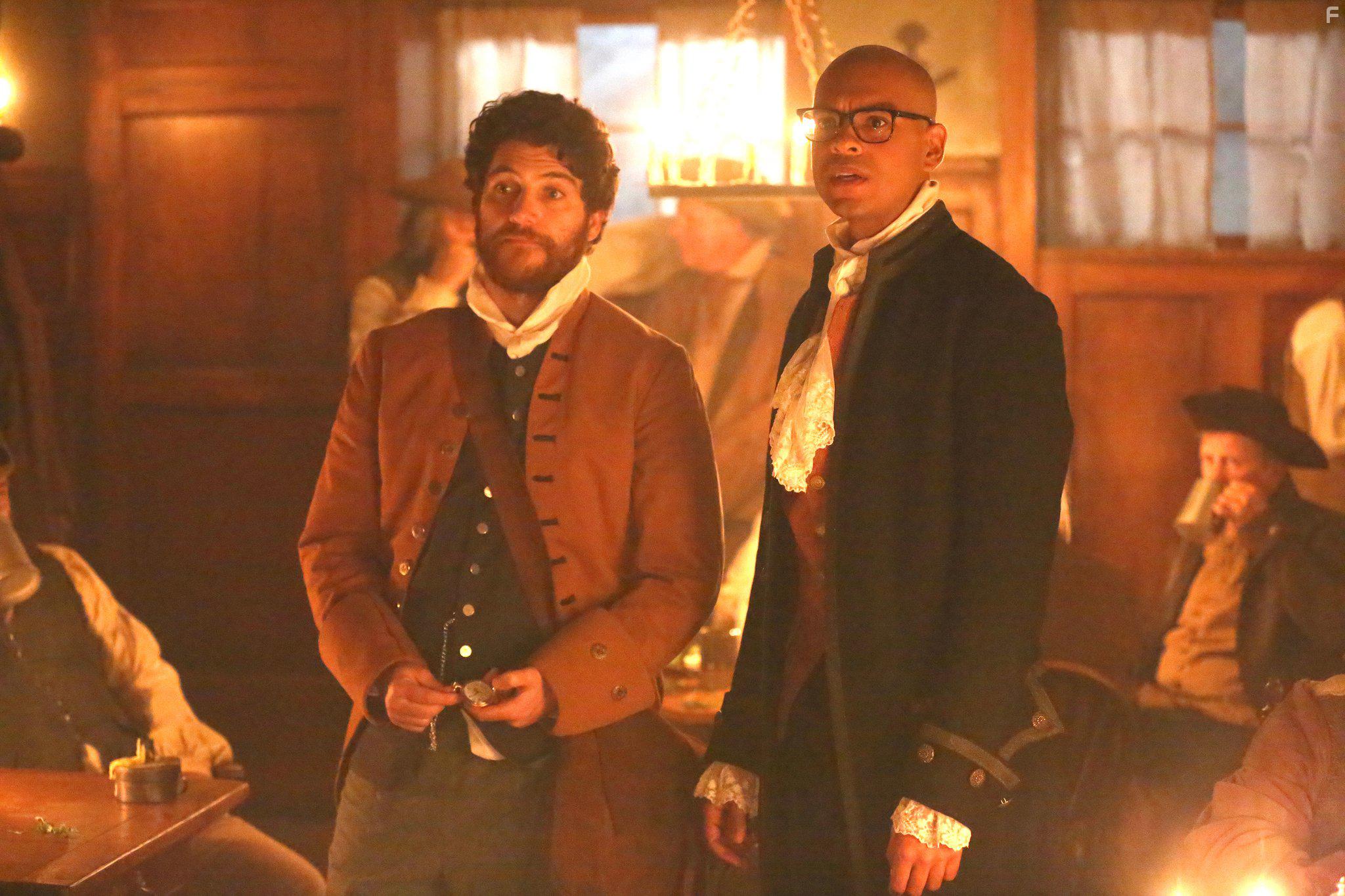 Adam Pally and Yassir Lester in Making History (2017)