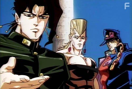 Jrta Kosugi, Katsuji Mori, and Hirotaka Suzuoki in Jojo no kimy na bken (1993)