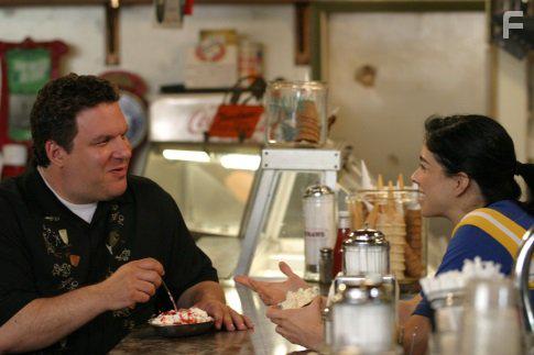 Jeff Garlin and Sarah Silverman in I Want Someone to Eat Cheese With (2006)