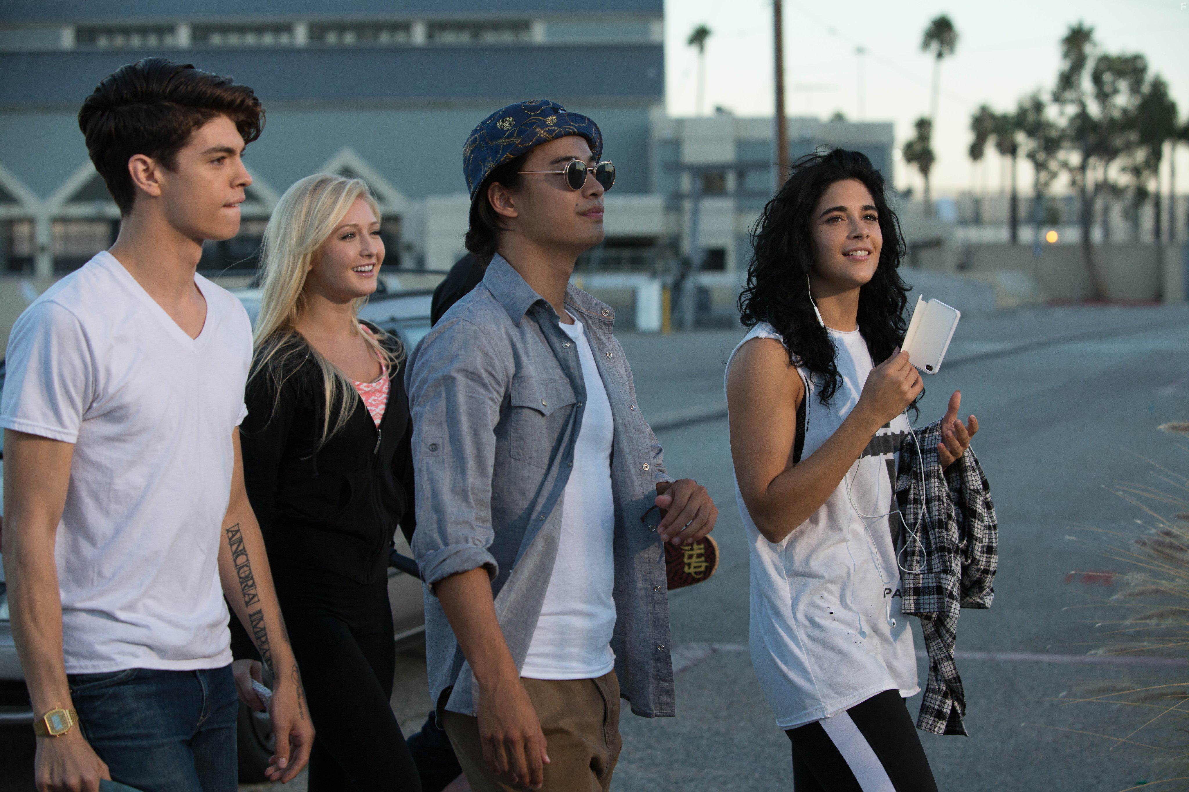 Jordan Rodrigues, Marissa Heart, and Sophia Aguiar in Breaking Through (2015)