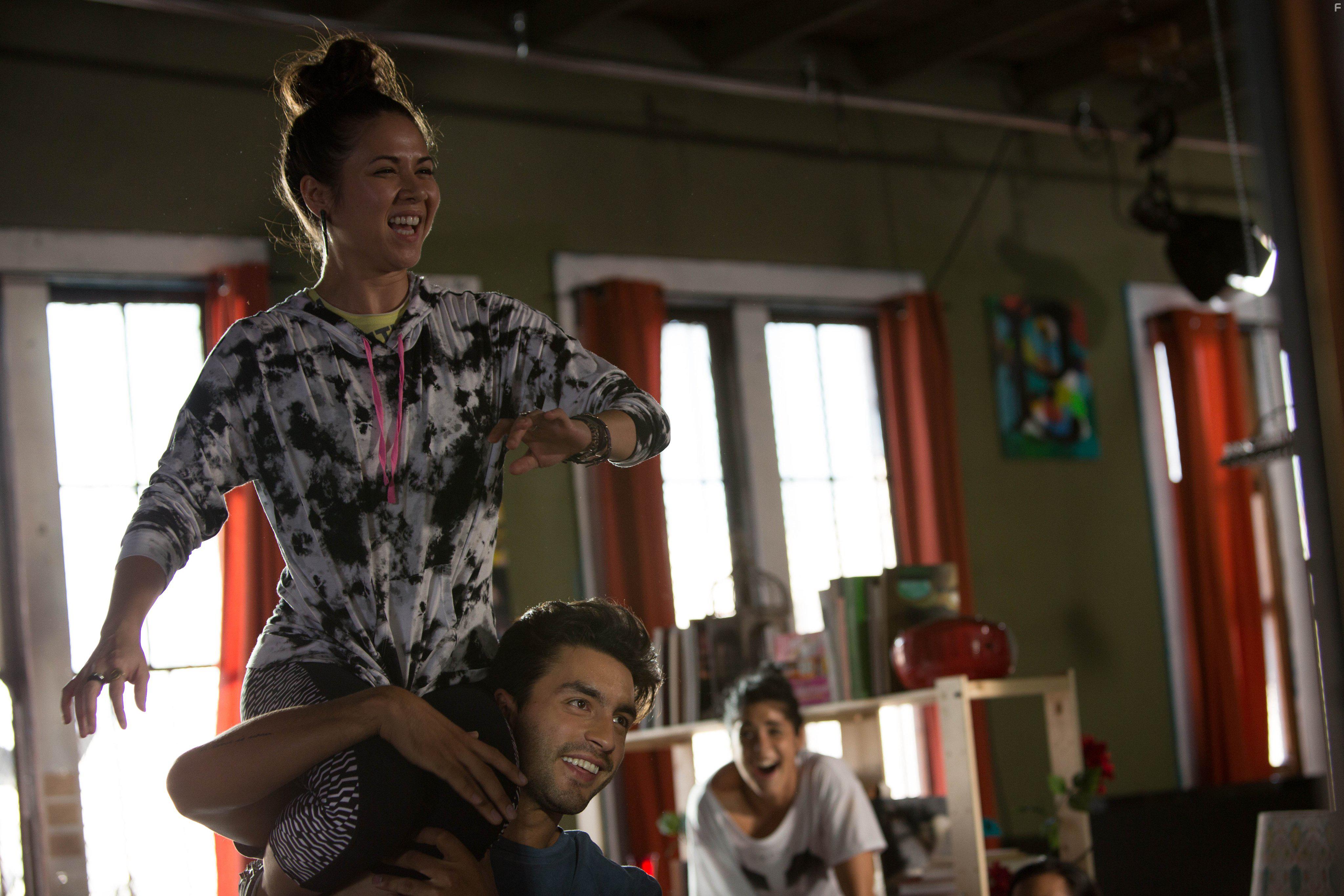 Robert Roldan, Sophia Aguiar, and Taeko McCarroll in Breaking Through (2015)