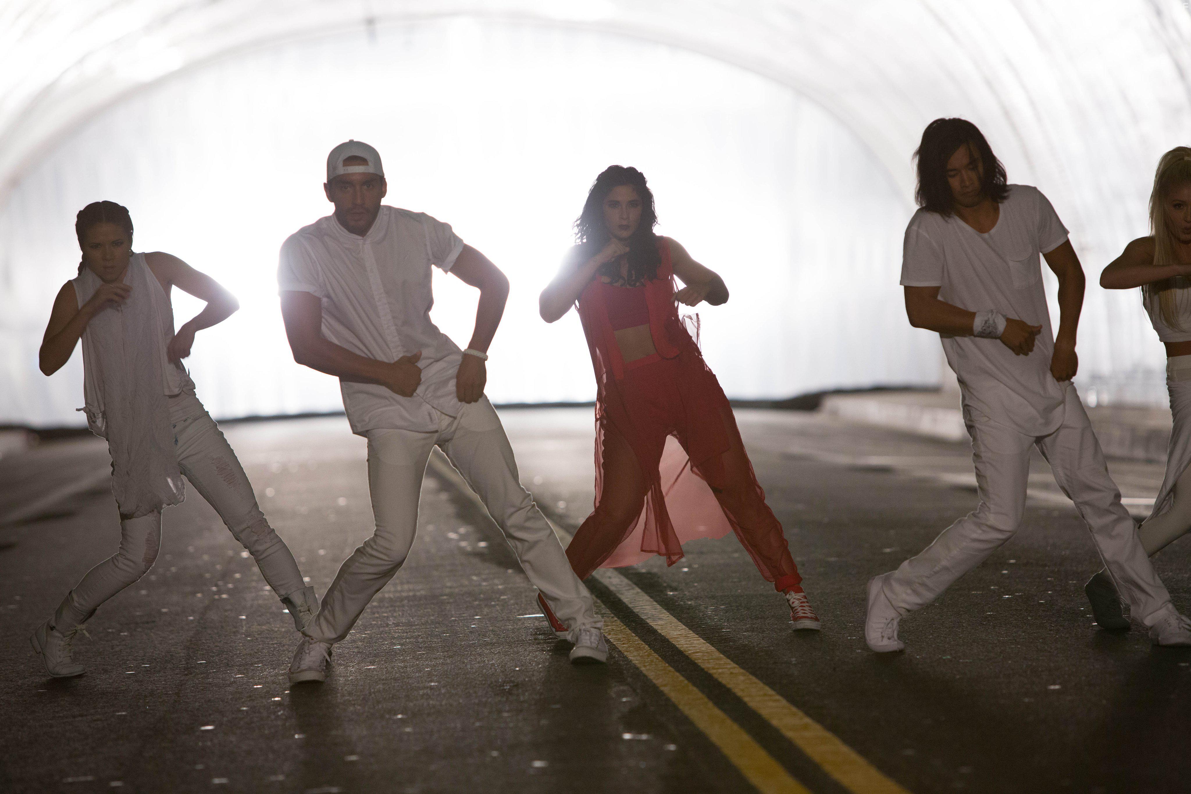 Jordan Rodrigues, Marissa Heart, Robert Roldan, and Sophia Aguiar in Breaking Through (2015)