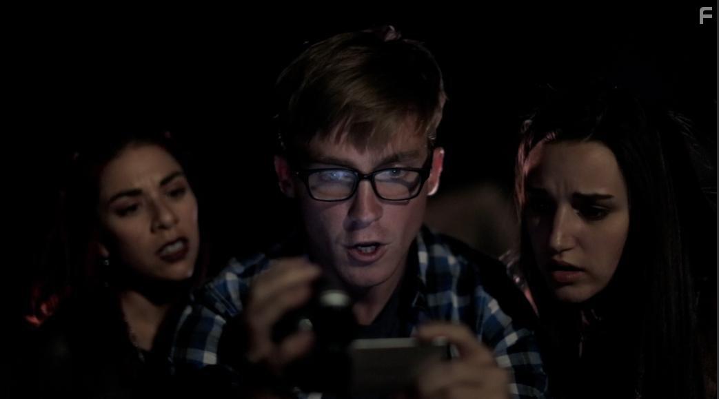 Allie Rivera, Thatcher Robinson, and Marisa Davila in The Raking (2017)