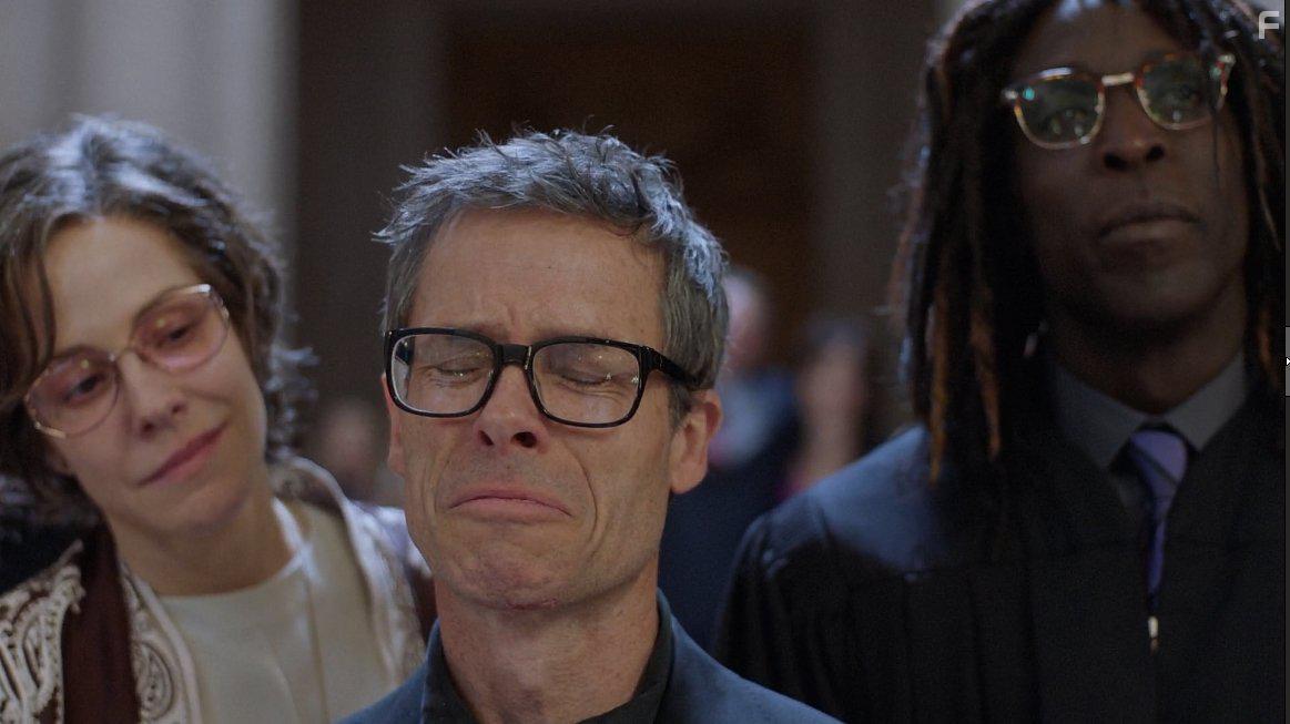 Mary-Louise Parker, Guy Pearce, and Michael Kenneth Williams in When We Rise (2017)