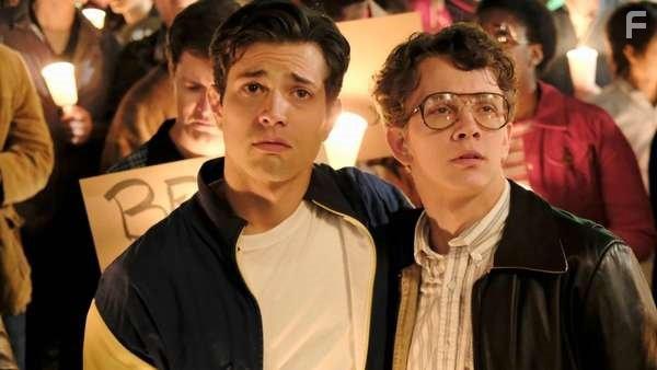 Rafael de la Fuente and Austin P. McKenzie in When We Rise (2017)