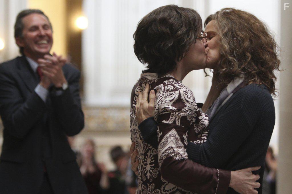 Mary-Louise Parker, Rachel Griffiths, and Todd Weeks in When We Rise (2017)