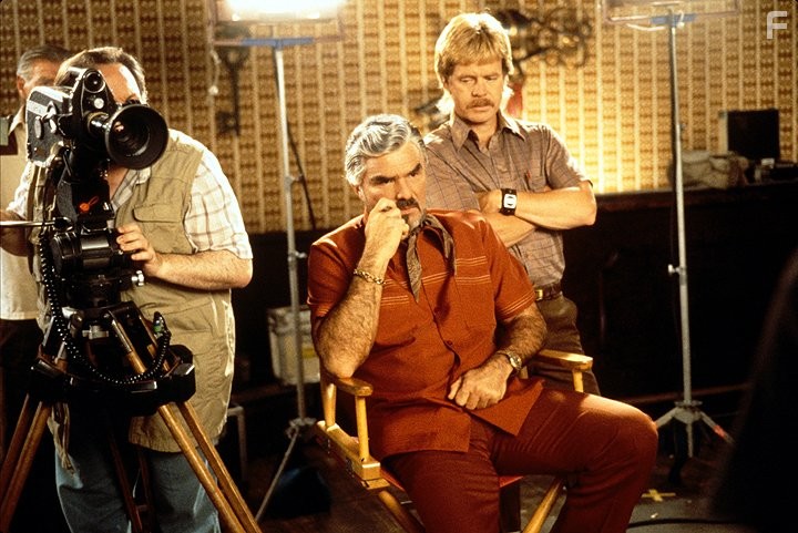 William H. Macy, Burt Reynolds, and Ricky Jay in Ночи в стиле буги (1997)