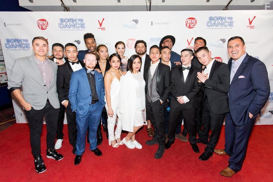 John Tui, Kherington Payne, Kelvin Taylor, Tia Maipi, Alexandra Carson, Nathan Kara, Michael Metuakore, and Jordan Cruickshank in Born to Dance (2015)