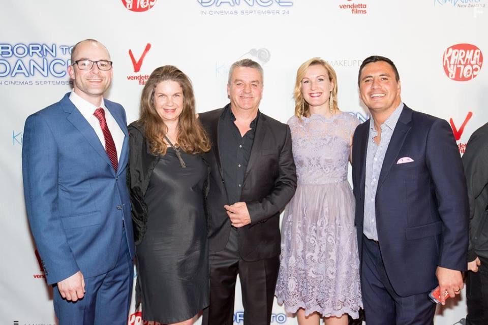 Tammy Davis, Leanne Saunders, Daniel Story, Jill Macnab, and Phil Bremner in Born to Dance (2015)