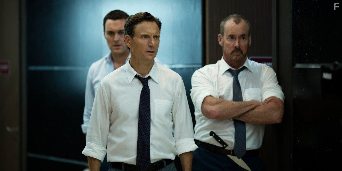 Tony Goldwyn and John C. McGinley in The Belko Experiment (2016)