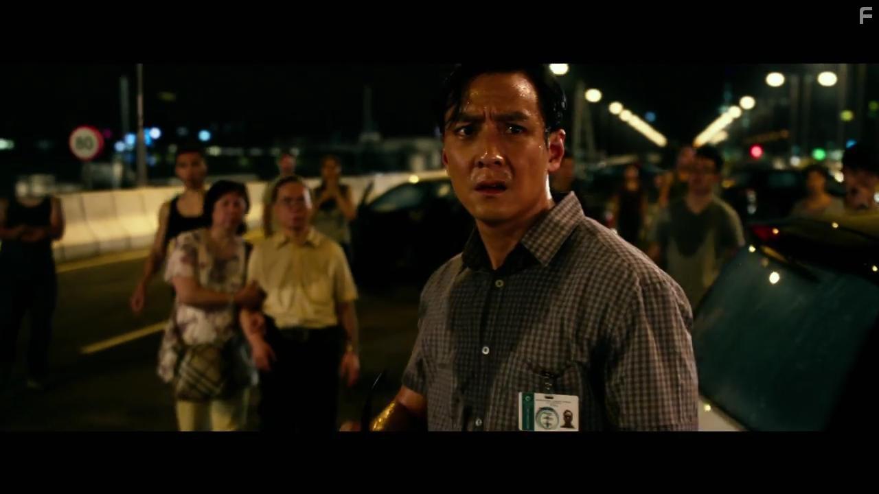 Daniel Wu and Arnold Chun in Geostorm (2017)