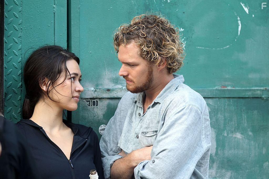 Finn Jones and Jessica Henwick in Iron Fist (2017)