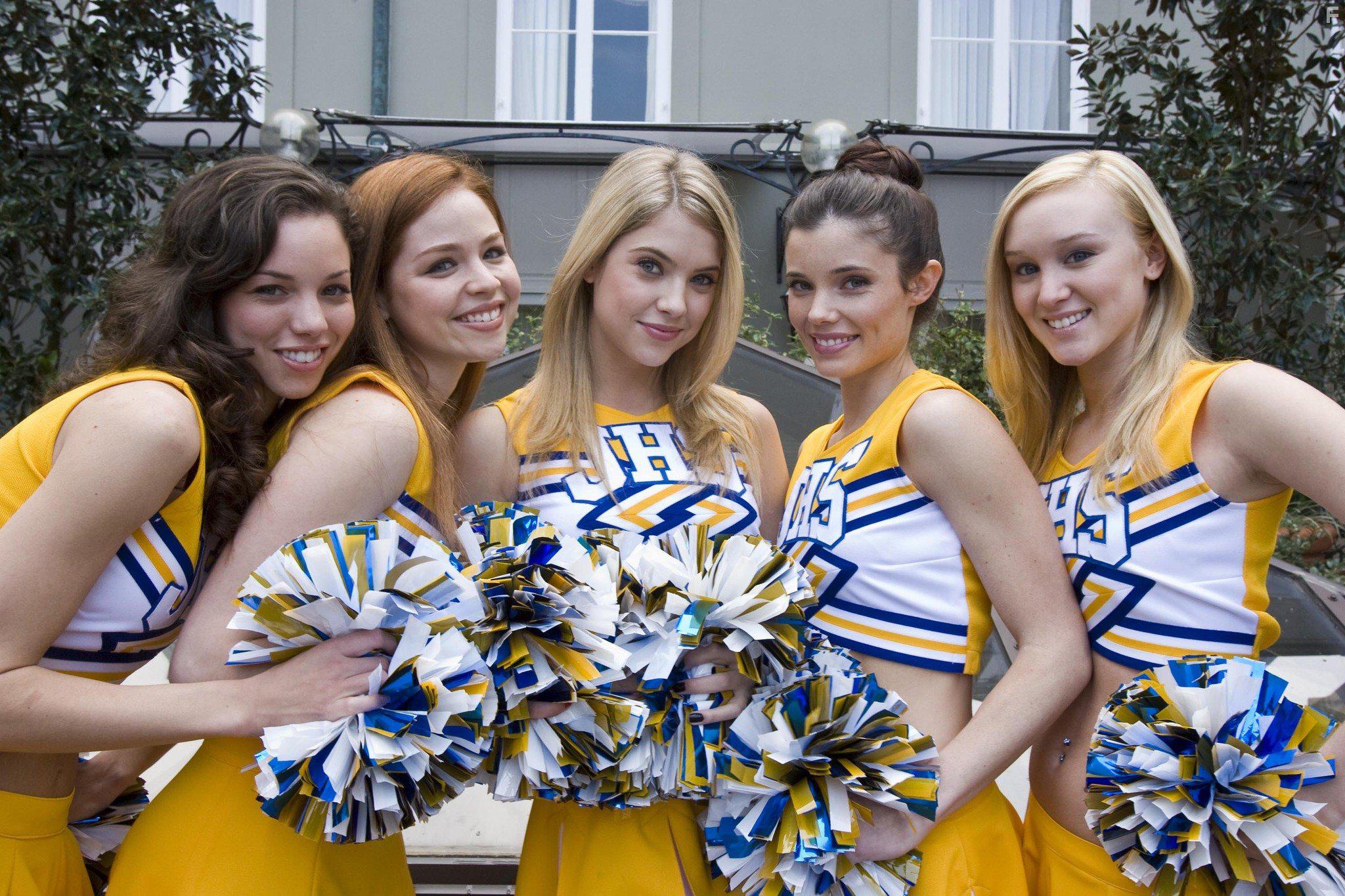 Ashley Benson, Ashlynn Ross, Stephanie Honor, Aimee Spring Fortier, and Jessica Heap in Fab Five: The Texas Cheerleader Scandal (2008)