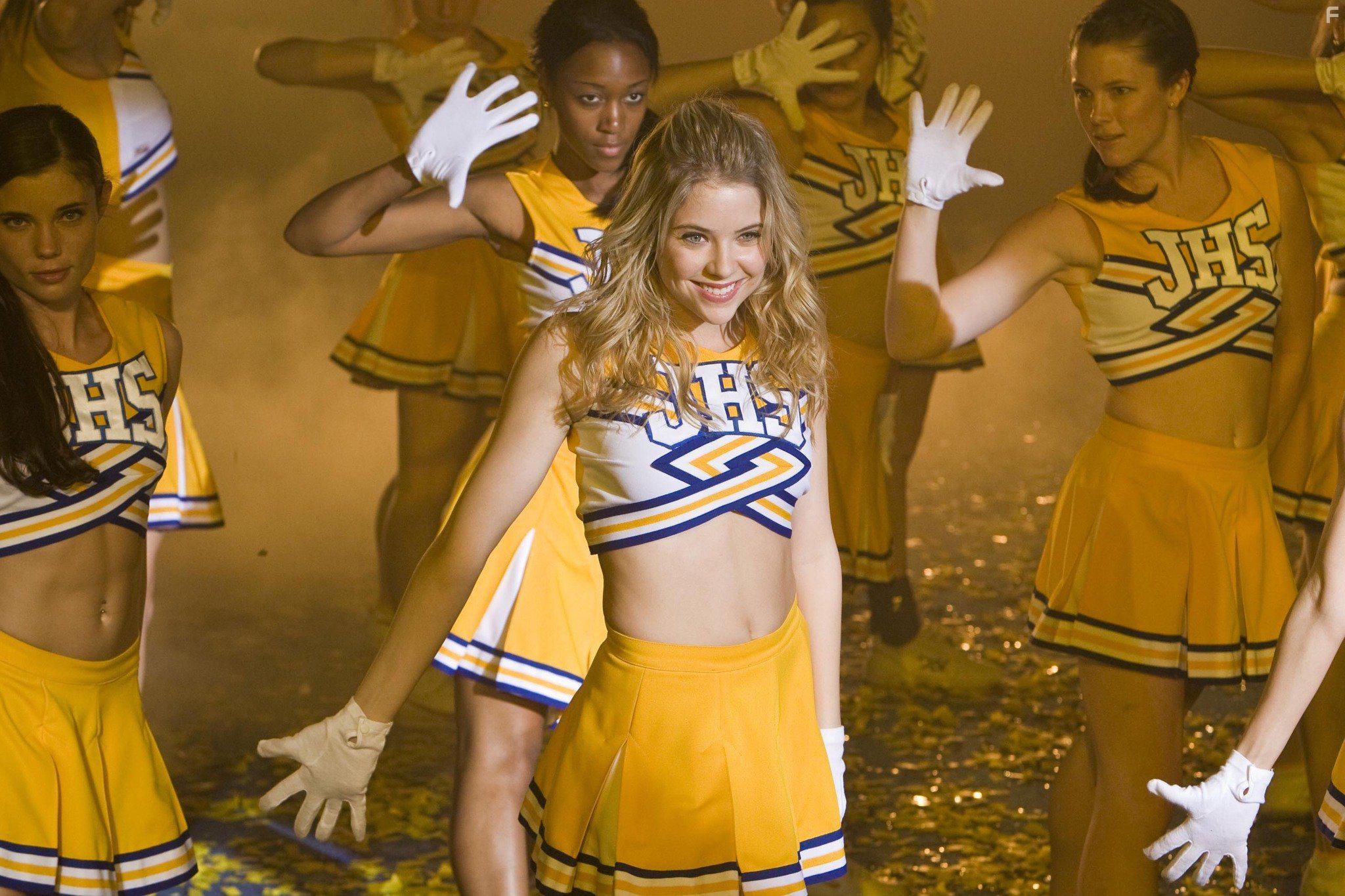 Ashley Benson and Jessica Heap in Fab Five: The Texas Cheerleader Scandal (2008)