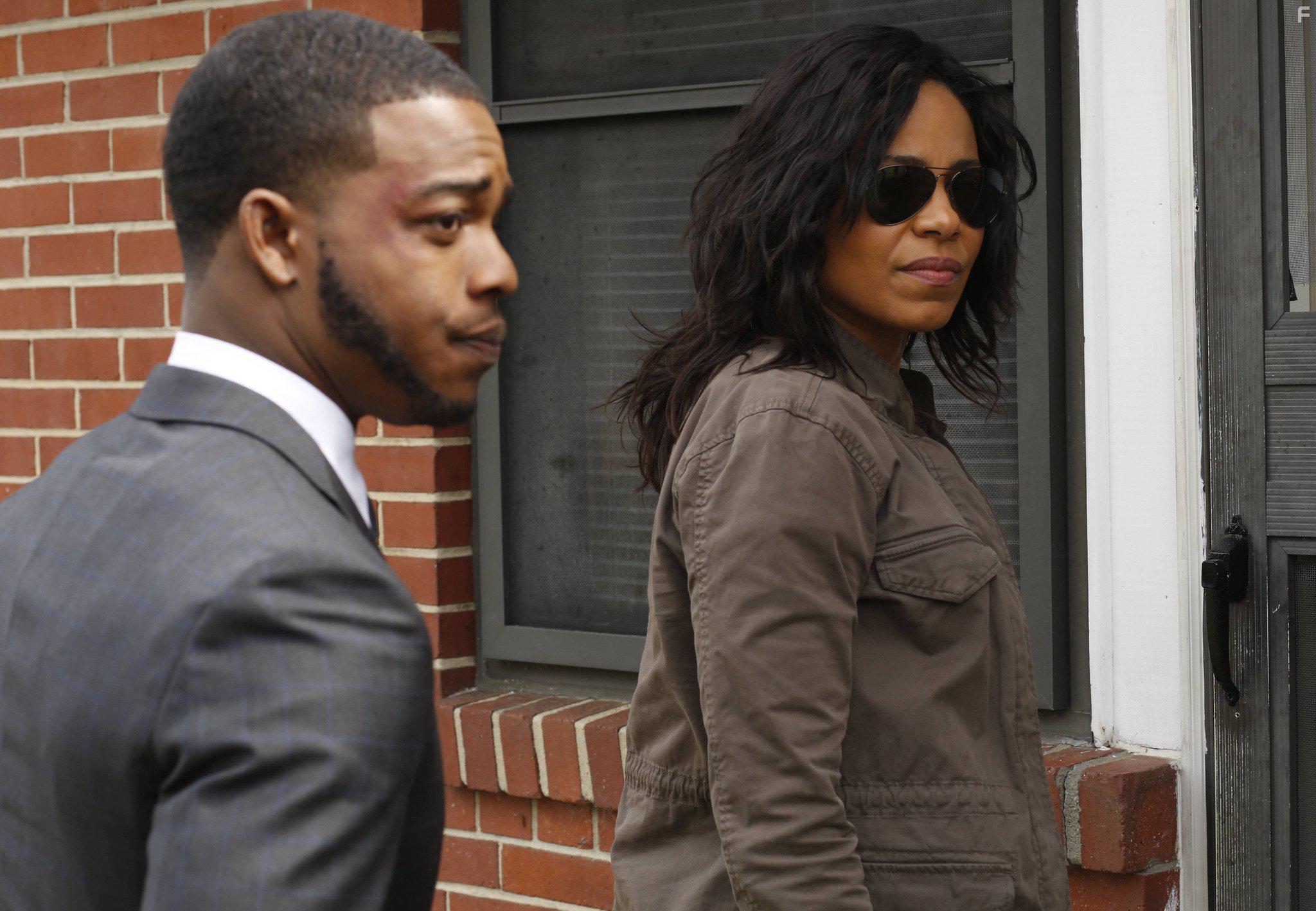 Sanaa Lathan and Stephan James in Shots Fired (2017)