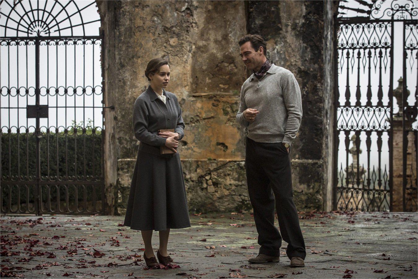 Marton Csokas and Emilia Clarke in Voice from the Stone (2017)