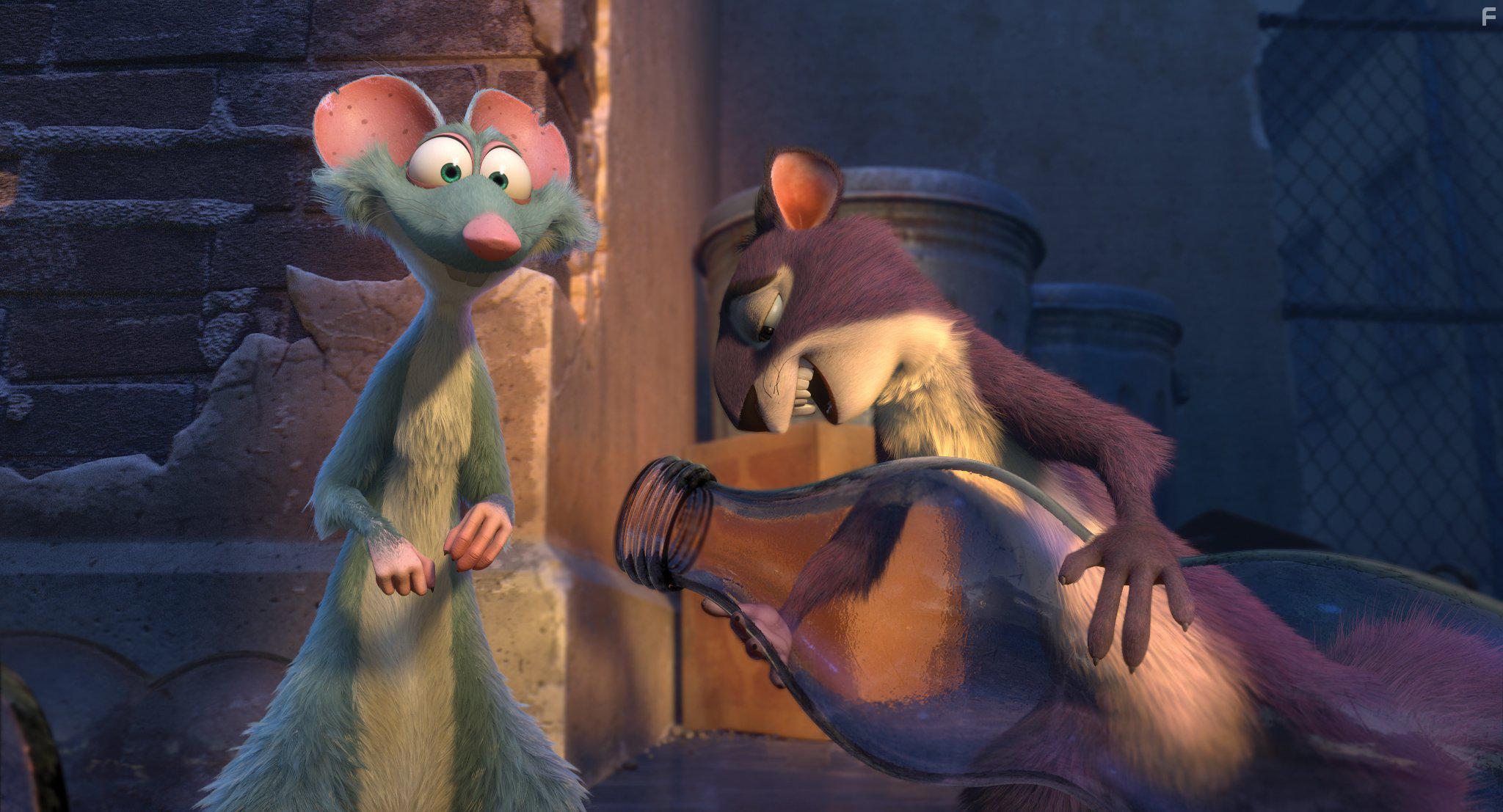 Will Arnett and Tom Kenny in The Nut Job 2: Nutty by Nature (2017)