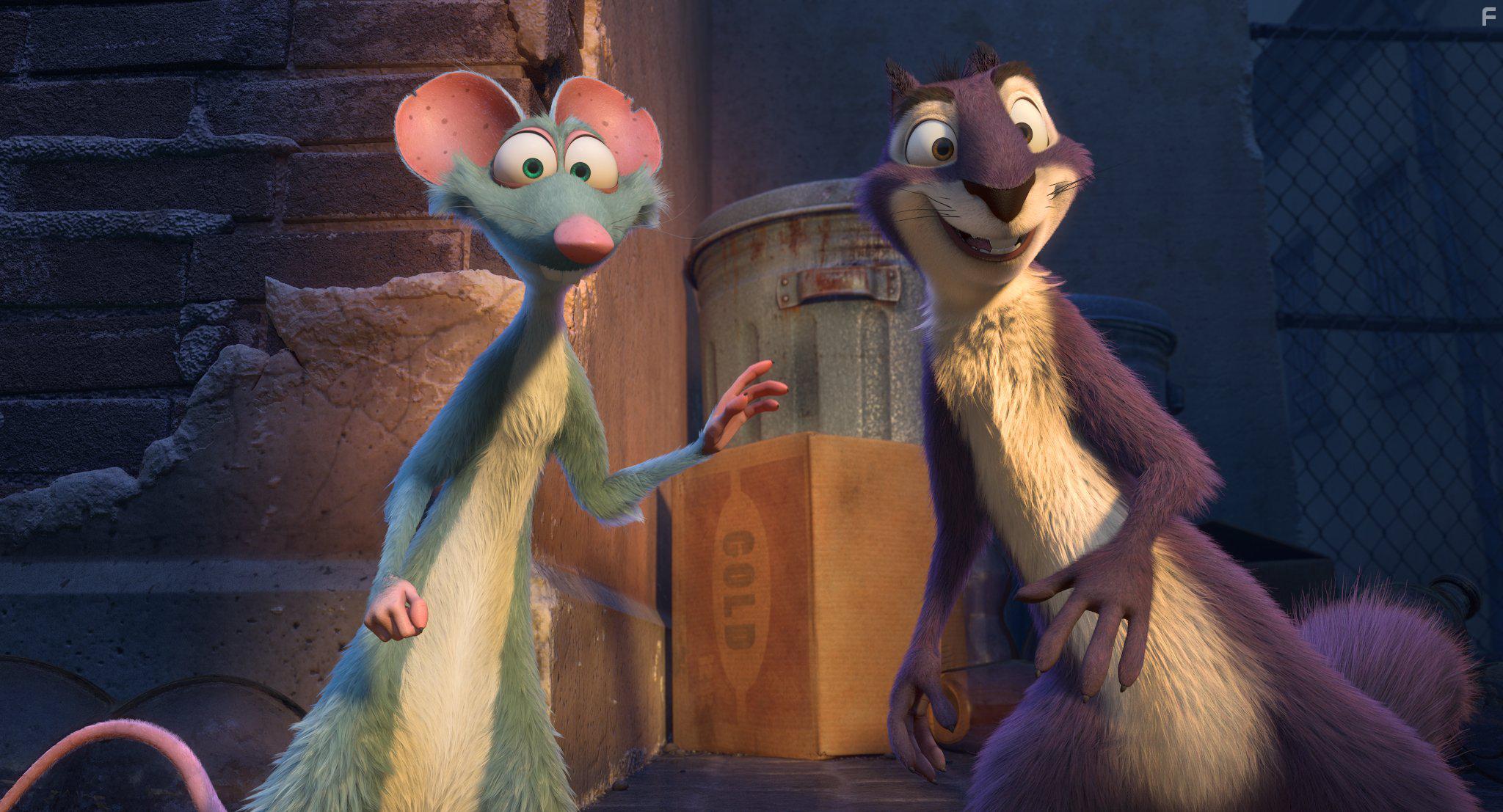 Will Arnett and Tom Kenny in The Nut Job 2: Nutty by Nature (2017)
