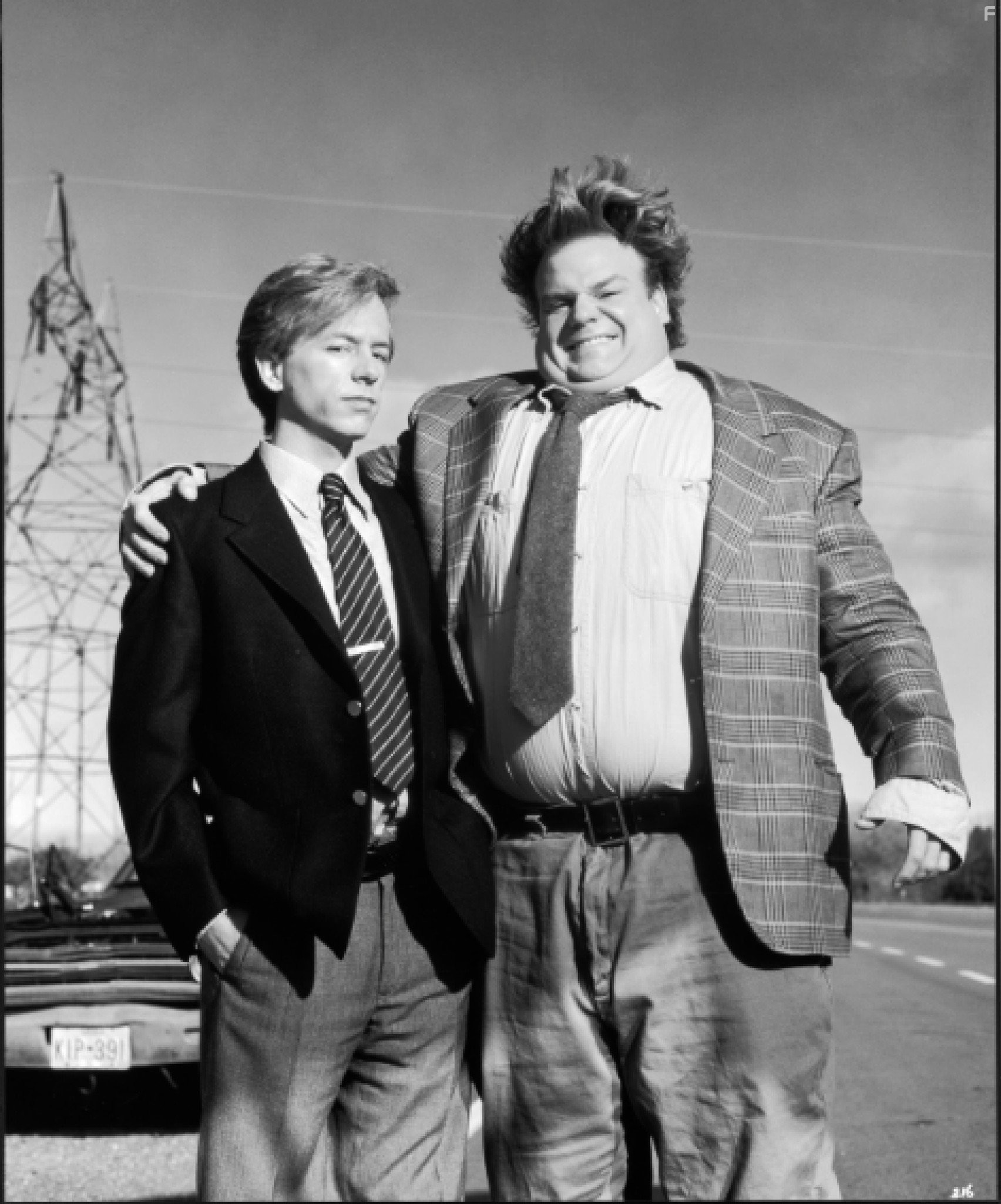 Chris Farley and David Spade in Увалень Томми (1995)