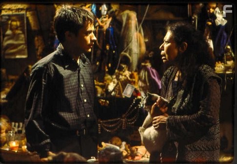 Father Amaro (Gael Garcia Bernal) & Dionisia (Luisa Huertas)