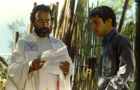 Father Amaro (Gael Garcia Bernal) & Father Natalio (Damian Alcazar)