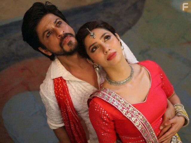 Shah Rukh Khan and Mahira Khan in Raees (2017)