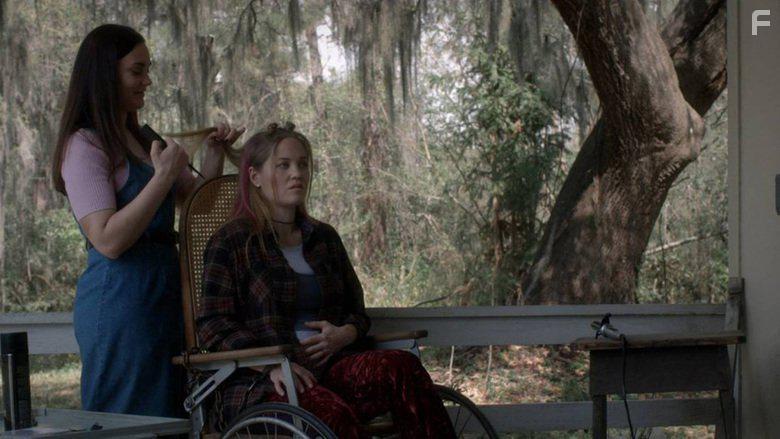 Erika Christensen and Bethany Lauren James in The Follower (2016)