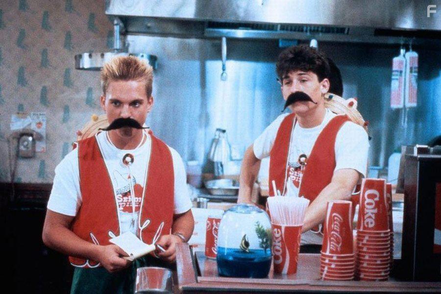 Patrick Dempsey and Bernie Coulson in Loverboy (1989)