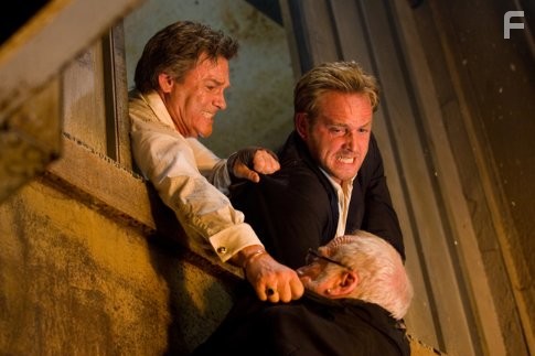 Richard Dreyfuss, Kurt Russell, and Josh Lucas in Посейдон (2006)