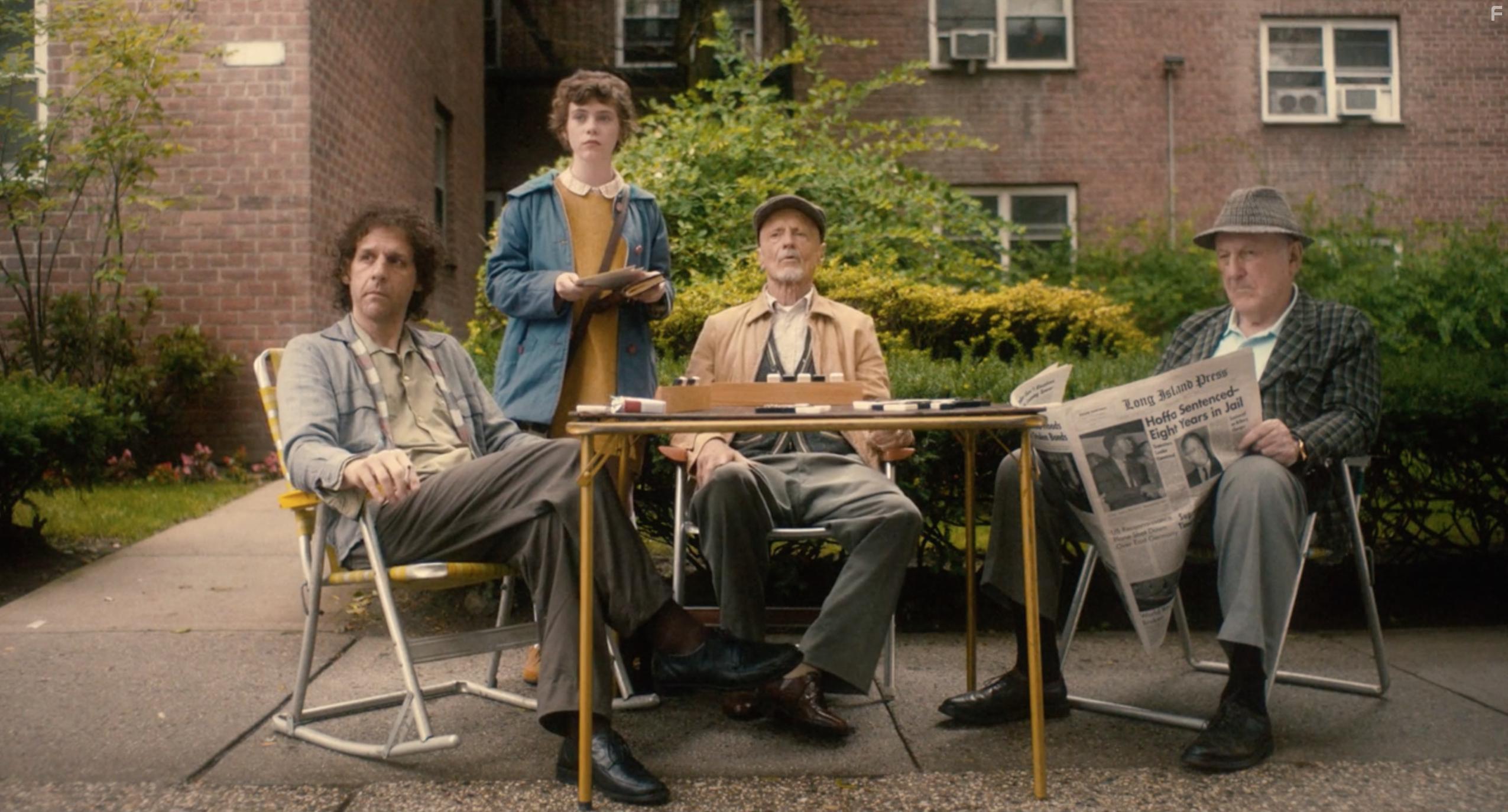 Thomas Kopache, Don Puglisi, Sophia Lillis, and Franklin Kavaler in 37 (2016)