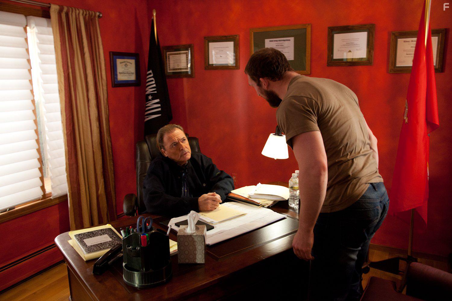 Armand Assante and Michael Markiewicz in Joe's War (2017)