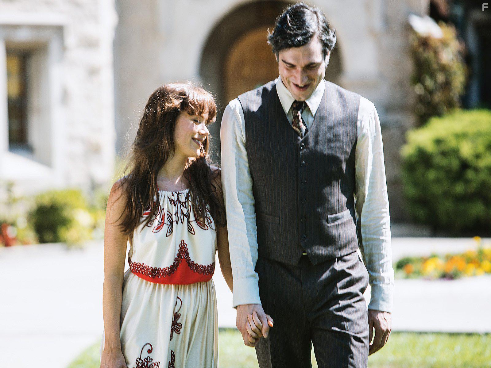 Shara Connolly and Matt Whelan in American Playboy: The Hugh Hefner Story (2017)