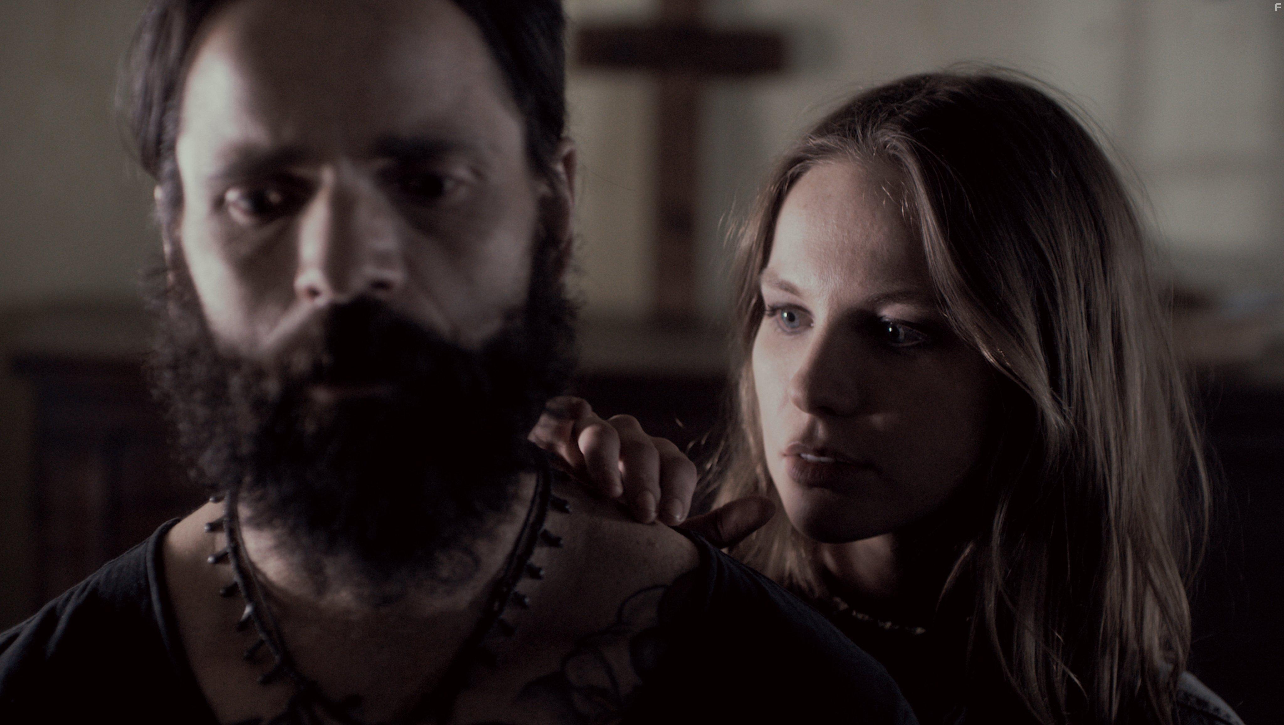 Michael Filipowich and Kate Tumanova in American Exorcism (2017)