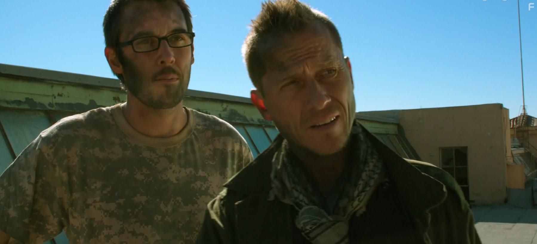 Corin Nemec and Sean Gunnell in Drone Wars (2016)