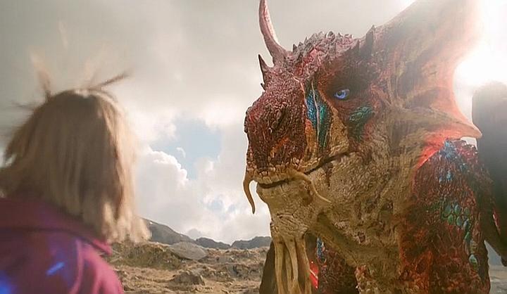 Richard E. Grant and Ellise Chappell in The Last Dragonslayer (2016)