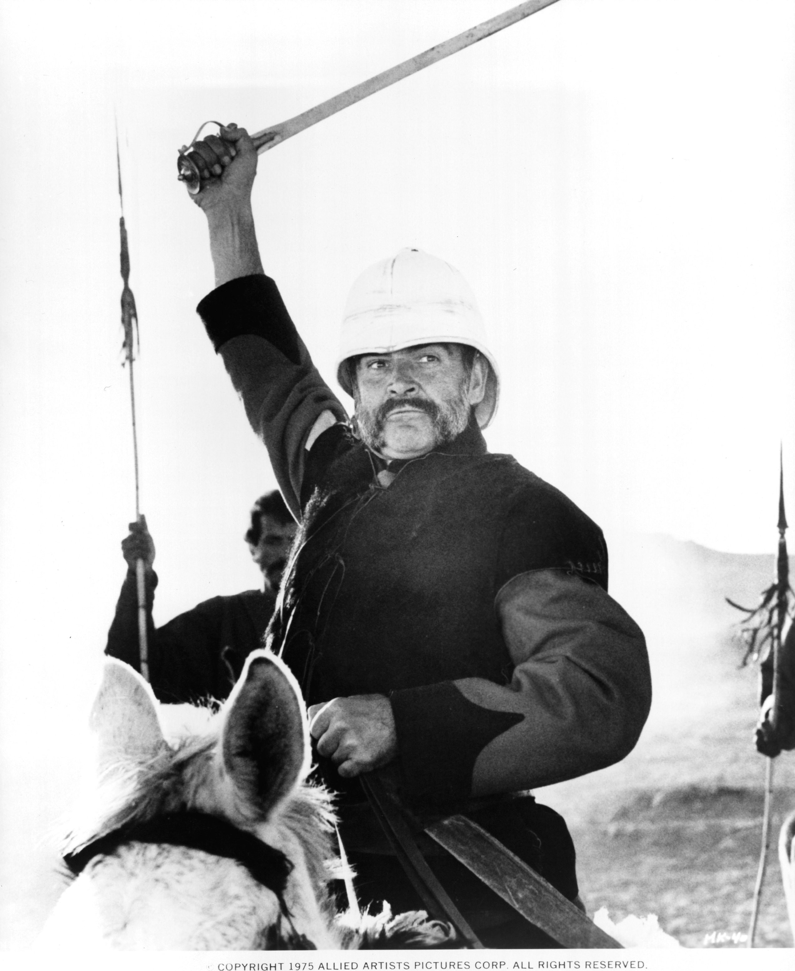 Sean Connery in Чeловек, который хотел быть королем (1975)