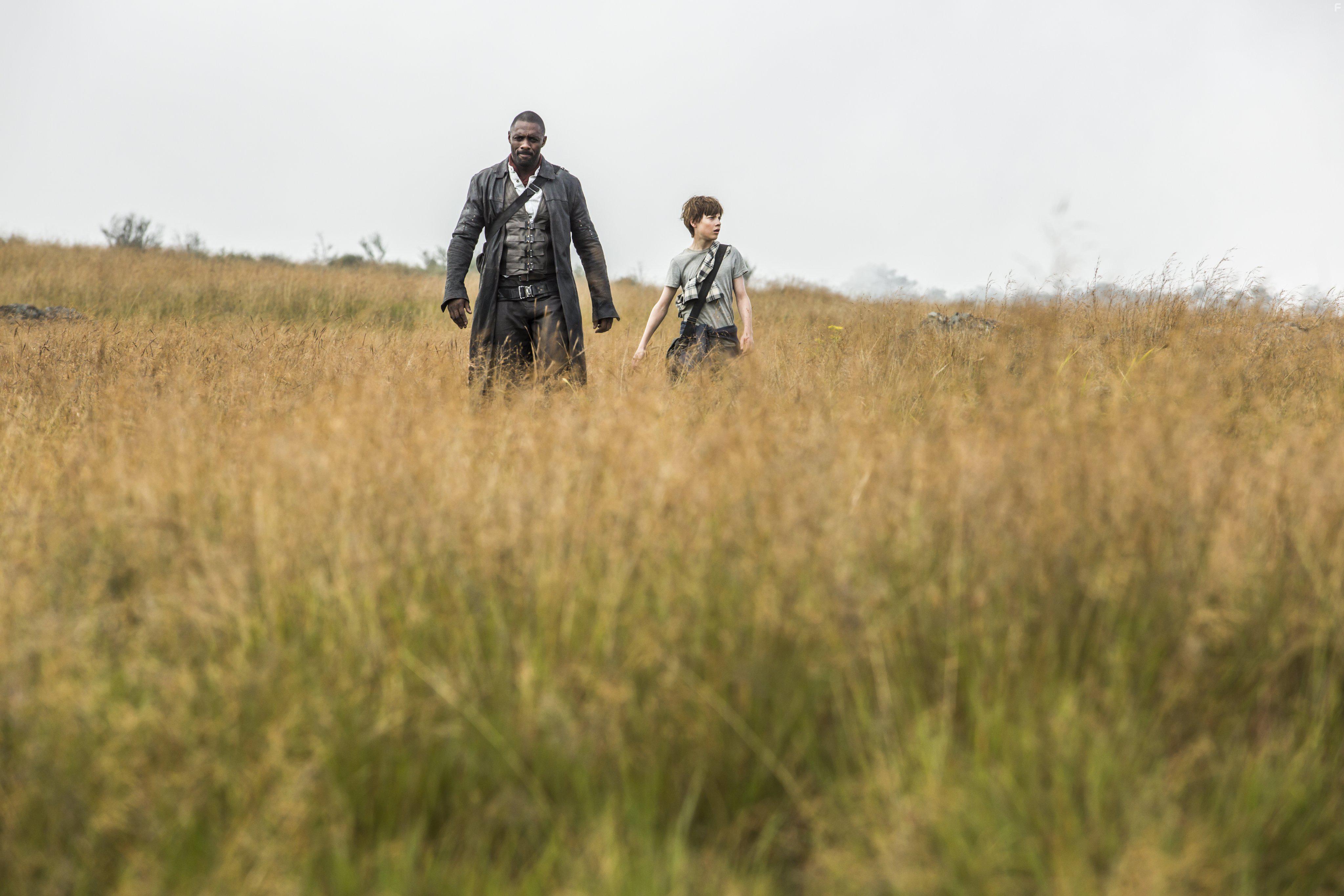 Idris Elba and Tom Taylor in The Dark Tower (2017)