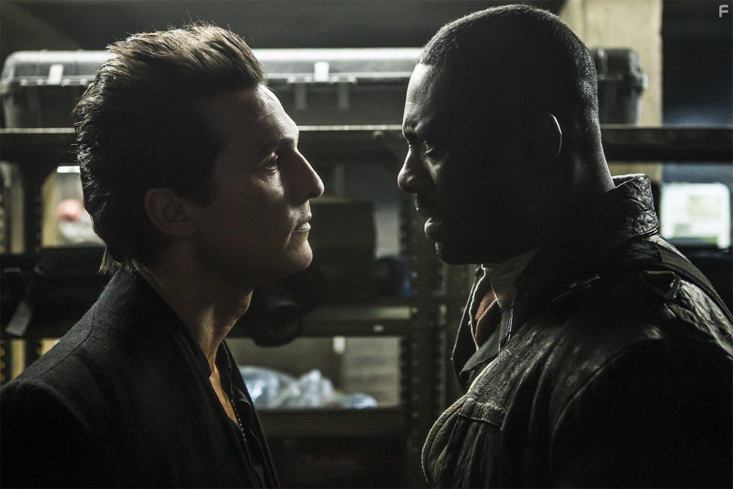 Matthew McConaughey and Idris Elba in The Dark Tower (2017)
