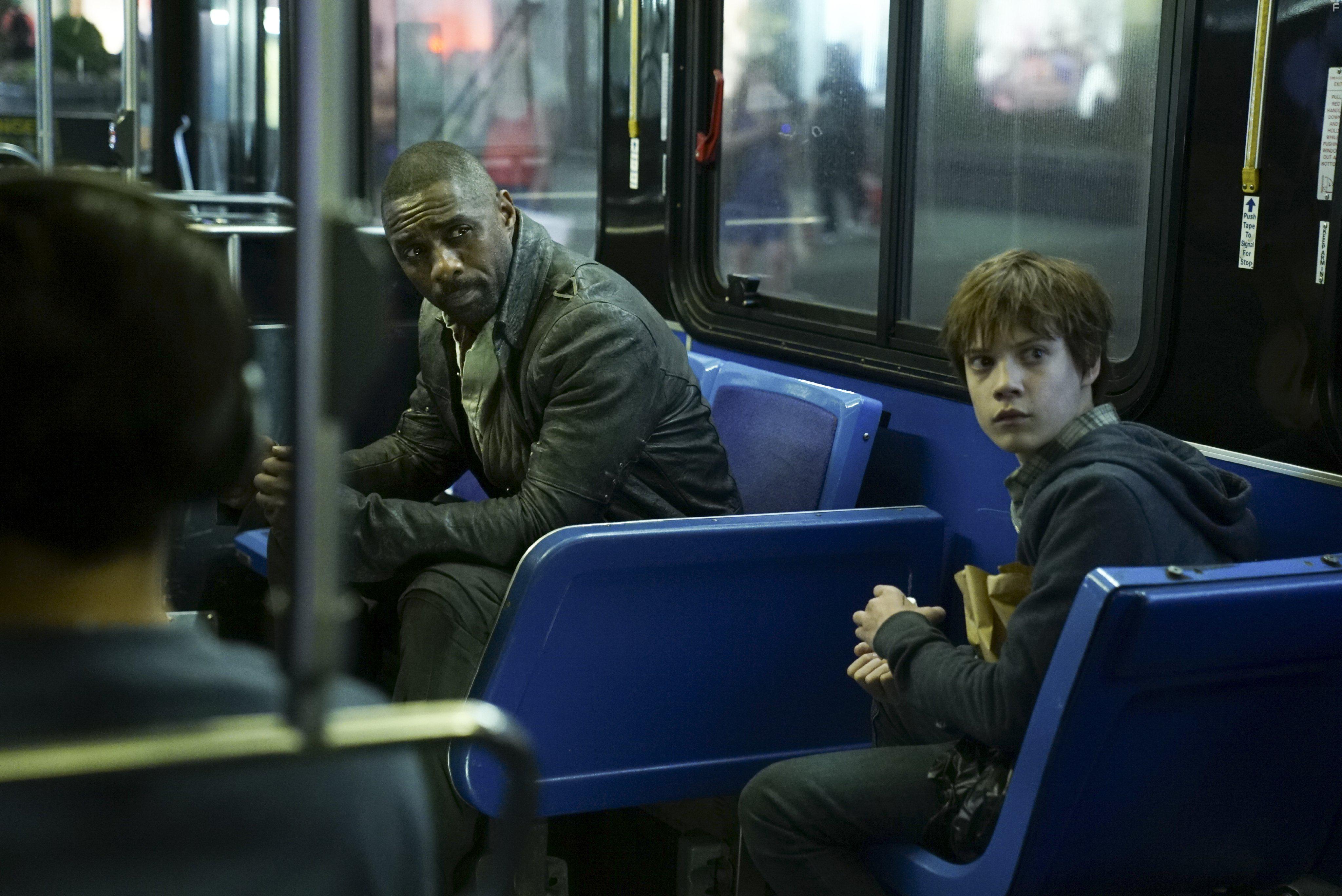 Idris Elba and Tom Taylor in The Dark Tower (2017)