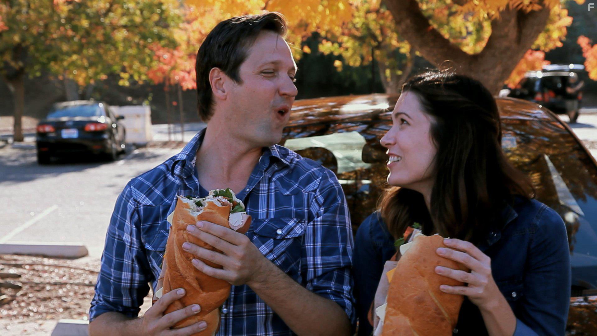 JohnMark Triplett and Jessica Kozak in 12 Pound Balls (2017)