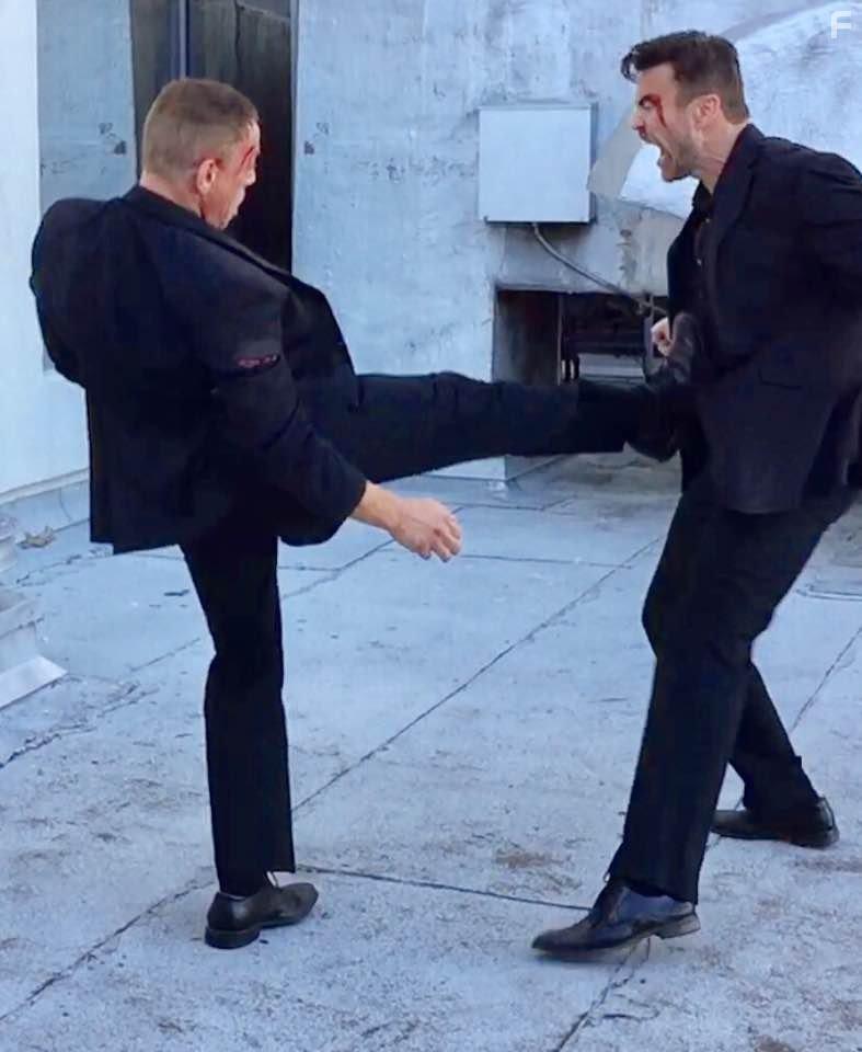 Jean-Claude Van Damme and Daniel Bernhardt in Kill'em All (2017)